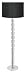Canterbury Crystal Glass Floor Lamp