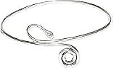 Armlet Sterling Silver Women Body Jewelry Handmade Fashion Jewelry from India 32 gms. 3.75 "(armlt050)