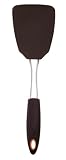 Mario Batali Flexible Nylon Turner with Soft-Grip Handle, Espresso