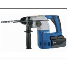 A.E.G. Power Tools BBH24NMH Cordless SDS Hammer Drill 24 Volt 2 x 2.6 Nimh