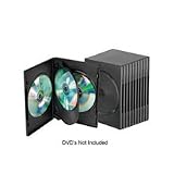 Ultra ULT40062 - Storage CD/DVD slim jewel case - capacity: 4 CD/DVD (pack of 10 )