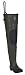 Pro Line® Men's Stream Rubber Hip Waders Cleated Brown