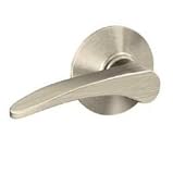 Schlage F170 MNH 619 LH RCS Satin Nickel Manhattan Single Dummy Lever