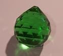 40mm Vintage Crystal Green Feng Shui Ball