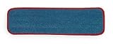Tough Guy 1TTY7 Flat Wet Mop Pad, Microfiber, Blue/Red