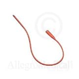 Dover Red Rubber Robinson Catheter - Sterile - 16 - 16 Fr. - Case of 100