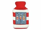 Hot water bottle - knitted soldier cover
