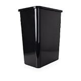 Elements 35 Qt. Waste Container Black for Use with Elements Pull-outs
