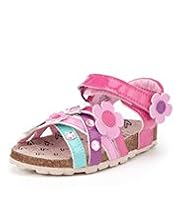 Floral Appliqué & Stud Embellished Sandals
