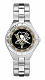 Pittsburgh Penguins Women's Pro II Watch with Stainless Steel Bracelet