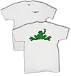Peace Frogs Adult Green Frog Short Sleeve T-Shirt