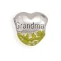 Grandma Story Bead Slide-on Charm Sterling Silver 14K Gold Plate