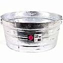 Dover Parkersburg 11.5Gal Galvanized Round Washtub 1S