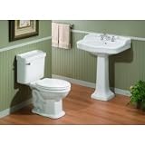 Cheviot Aintique Pedestal Lavatory 22 x 18 White 350W22-4