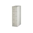 LLR60651 - 4-Drawer Vertical File, w/ Lock, 15x25x52, Light Gray