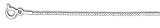 Sterling Silver 22 Inch X 1.0 mm Box Chain Necklace - Italian - O Ring Clasp