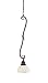 Murray Feiss P1069PAL Alhambra One-Light Pendant in Palladio and Sienna Cast Alabaster Stone