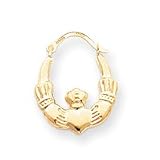 Sardelli - 14k Claddagh Hoop Earrings