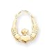 Sardelli - 14k Claddagh Hoop Earrings