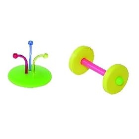 JW Pet Company Insight Foot Toy Flower And Roller Small Bird Toy Assorted Colors by JW Pet Company