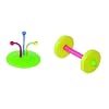 JW Pet Company Insight Foot Toy Flower And Roller Small Bird Toy Assorted Colors
