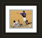 Framed Ian Kinsler Texas Rangers Photo