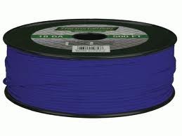Primary Wire 18 Gauge Blue 50 feet (Cut from roll) On Sale