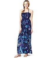 Halterneck Paisley Print Maxi Dress
