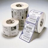Zebra Z-Perform 2000D - Perforated coated permanent acrylic adhesive labels - white - 1 in x 3 in - 5500 pcs.