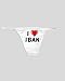 White Thong with I Love Iban