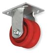 Industrial Grade 1NWC9 Rigid Caster, V Groove, 4 In, 350 Lb