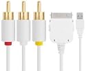 Composite Av Cable + USB for Iphone 3g( (Work with Firmware Version 2.2) 2g, Ipod Nano 3g /4g , Ipod Touch 1g 2g, Classic