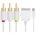 Composite Av Cable + USB for Iphone 3g( (Work with Firmware Version 2.2) 2g Ipod Nano 3g /4g Ipod Touch 1g 2g Classic