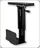 HSfele CPU holder w/ Swivel & Extension, Steel, Black