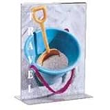 Office Depot(R) Stand-Up Sign Holder, Horizontal, 8 1/2