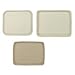 Chinet 20804 Savaday Molded Fiber Flat Tray, 18" Length x 14" Width, White (Case of 100)