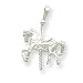 Sterling Silver Carousel Horse Pendant Sterling Silver Carousel Horse Pendant