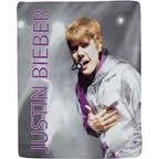 Justin Bieber "SMILE" Fleece Throw Blanket 50" x 60"