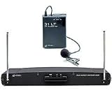 Single-Channel True-Diversity Professional VHF Wireless Lavaliere Mic System
