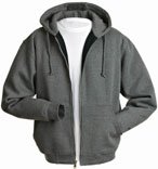 Dickies Hooded Fleece Jacket, Navy X Large