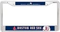 Boston Red Sox MLB Chrome License Plate Frame