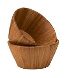 Hand shaped, this solid bamboo small bowl is perfect for individual helpings of salad, chili, or even ice cream. The gorgeous vertical grain truly showcases the beauty of bamboo. Sleek design and quality craftsmanship is what separates bambu from the rest. Pair with our matching Salad bowl. We recommend our Bamboo Goo to keep your salad bowl lookin...