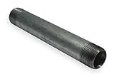 Power First 1UGZ8 Nipple, Rigid Conduit, 1In, 8In Length