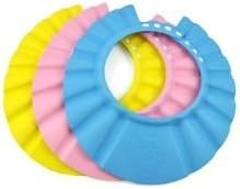 GadPro Bath and Shower Visor for Babies and Toddlers, Adjustable Cap, Eyes Protector - Pack of 2 (Blue & Yellow)