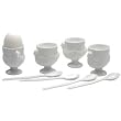 RSVP 8 Piece Egg Cup & Spoon Set