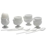 RSVP 8 Piece Egg Cup & Spoon Set