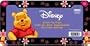 - 	 Winnie the Pooh Paradise Glitter Car Truck SUV License Plate Frame