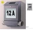 SOLAR MAIL BOX - GRAY POWDER COATED