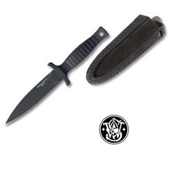 Smith and Wesson SWHRT9B Black HRT Boot Knife by Smith & Wesson