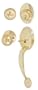 Ultra Hardware Polished Brass Lockset Cheltenham Series - 45025